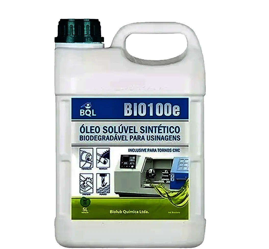 Oleo Soluvel Sintetico Biodegradavel  Bio100e 5L - BIOLUB Imagem 1